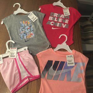 Set of 4 Nike Toddlers Clothing - Size 2T
